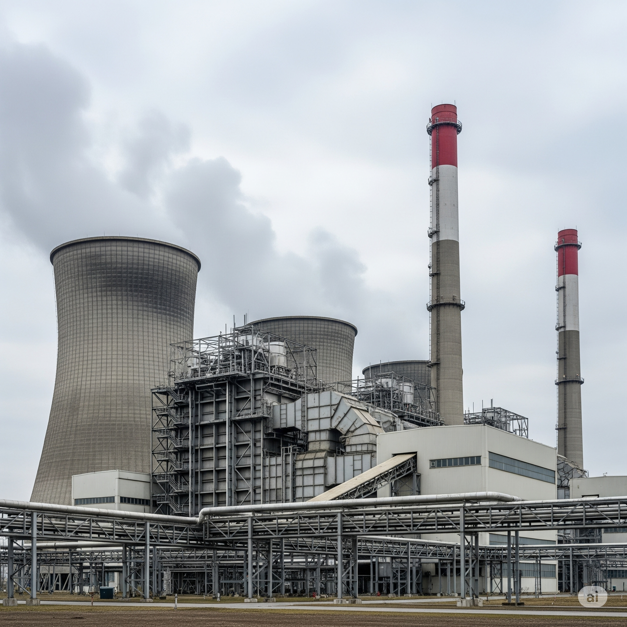 Só parte da energia do vapor que atinge a turbina consegue ser aproveitada